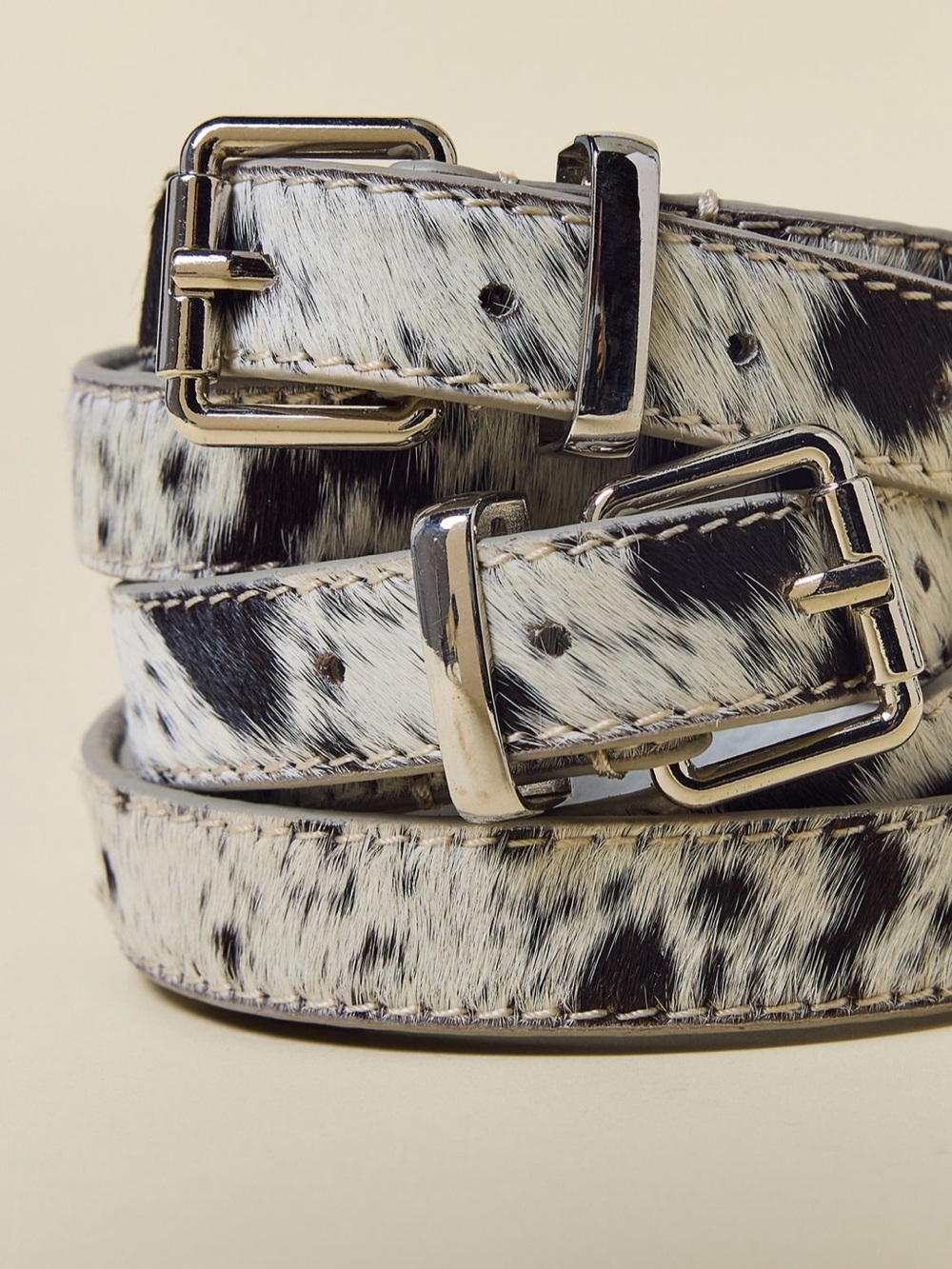 NWT Urban Outfitters Classic Skinny Animal Print Belt